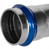 Угольник STOUT 45° ВПр-ВПр, 28 мм, из нержавеющей стали, SSS-2005-000028