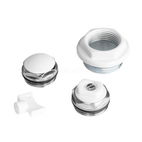 Комплект монтажный Royal Thermo 1" х 3/4", белый