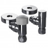 Набор термостатический угловой 1/2" Royal Thermo Design Pro 15мм М30х1,5 (Хром)
