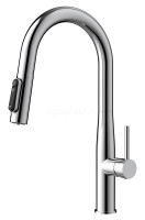 Смеситель для кухни Vita Chrome с подачей фильтрованной воды и выдвижной лейкой KAISER 43344