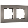 Рамка на 2 поста Werkel Slab (бронза матовый) W0022963
