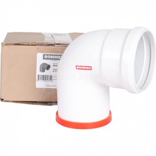Отвод D 80 угол 90° M/F (мама/папа) ROMMER