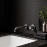 Смеситель для раковины HansenPRO HL12098-P, скрытый монтаж, графит