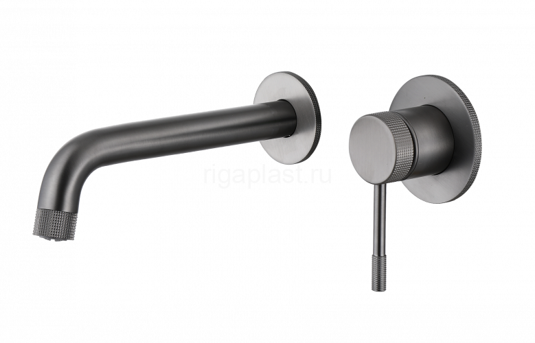 Смеситель для раковины HansenPRO HL12098-P, скрытый монтаж, графит