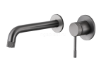 Смеситель для раковины HansenPRO HL12098-P, скрытый монтаж, графит
