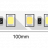 Лента светодиодная ПРО 2835, 120 LED/м, 14,4 Вт/м, 24В , IP20, Цвет: Теплый белый + холодный белый