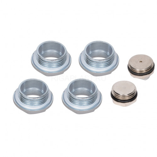 Комплект монтажный Royal Thermo 1" х 3/4", серебристый