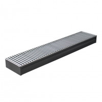 Конвектор внутрипольный водяной Бриз 200-190-1300 с естественной конвекцией КЗТО