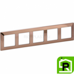 Рамка Legrand Valena Life 5 постов Медь 754165