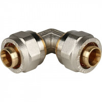 Угольник 90° 20х20 для металлопластиковых труб, винтовой STOUT SFS-0003-002020