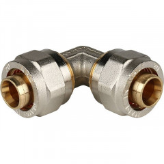 Угольник 90° 20х20 для металлопластиковых труб, винтовой STOUT SFS-0003-002020