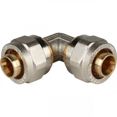 Угольник 90° 20х20 для металлопластиковых труб, винтовой STOUT SFS-0003-002020