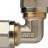 Угольник 90° 20х20 для металлопластиковых труб, винтовой STOUT SFS-0003-002020