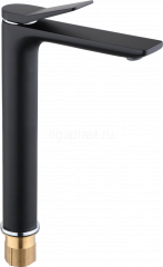 Смеситель для раковины-чаши HansenPRO HL11099-C, черный