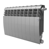 Радиатор биметаллический Royal Thermo BiLiner Silver Satin 350 10 секций, нижнее подключение VR80