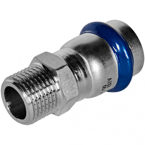Переходник STOUT ВПр-НР, 22 мм x 1/2 дюйма, из нержавеющей стали, SSS-2021-002212