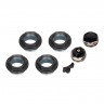 Комплект монтажный Royal Thermo 1" х 3/4", черный