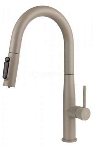 Смеситель для кухни Vita Cool Beige с подачей фильтрованной воды и выдвижной лейкой KAISER 43344-17