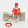 Кран шаровой VALTEC 1/2" × 1/2" ВР/ВР, для манометра (VT.807.N.0404)