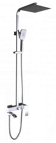 Душевая система HANSEN HL33044-F, белый хром