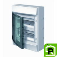 Бокс настенный 24 мод. с прозр. дверцей (с клеммами) IP65 ABB Mistral 1SL1204A00