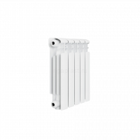 Радиатор алюминиевый RIFAR Alum Eco 350 5 секций, боковое подключение (белый RAL 9016)