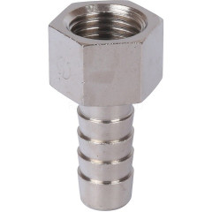 Штуцер STOUT ВР 1/4"×10 мм, никелированный, SFT-0066-001410