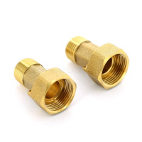 Комплект разъемных соединений 3/4" х 1/2" с обратным клапаном для счетчика воды ITELMA