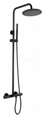 Душевая система HansenPRO HL33070-C, с термостатом, черный
