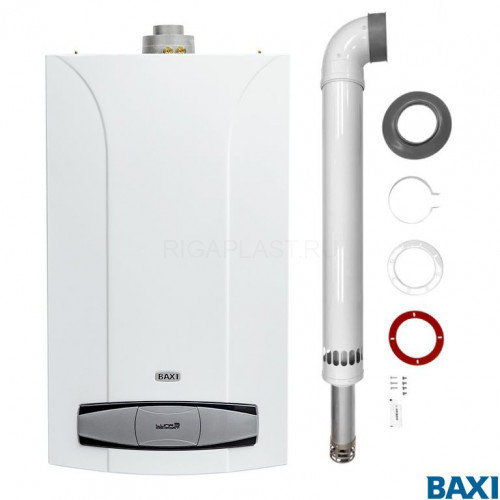 Котел газовый настенный Baxi LUNA-3 Comfort 1.240 Fi + Комплект дымохода