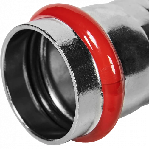 Муфта равнопроходная ROMMER 28 мм из нержавеющей стали, RSS-0017-000028