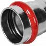 Муфта равнопроходная ROMMER 28 мм из нержавеющей стали, RSS-0017-000028
