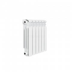 Радиатор алюминиевый RIFAR Alum Eco 350 6 секций, боковое подключение (белый RAL 9016)