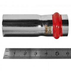 Муфта переходная ROMMER НПр 22 x 18 мм из нержавеющей стали, RSS-0020-002218