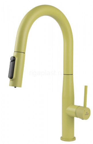 Смеситель для кухни Vita Yellow с подачей фильтрованной воды и выдвижной лейкой KAISER 43344-22
