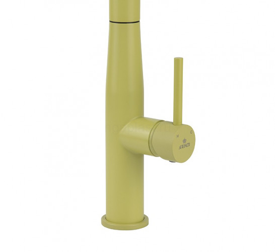 Смеситель для кухни Vita Yellow с подачей фильтрованной воды и выдвижной лейкой KAISER 43344-22