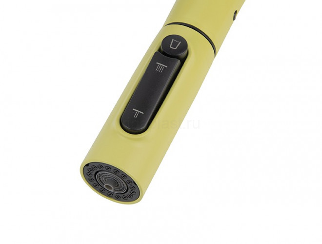Смеситель для кухни Vita Yellow с подачей фильтрованной воды и выдвижной лейкой KAISER 43344-22