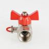 Кран шаровой VALTEC 1/2" × 1/4" ВР/ВР, для манометра (VT.807.N.0402)