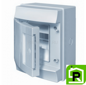 Бокс настенный 4 мод. с непрозр. дверцей (с клеммами) IP65 ABB Mistral 1SL1100A00