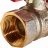 Кран шаровой ВН/НР 1 1/4", бабочка ROMMER