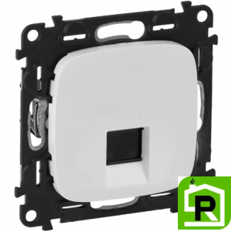 Розетка RJ11 Legrand Valena Allure 753068+755415 Белая
