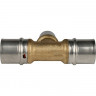 Тройник переходной 26х20х26 для металлопластиковых труб, прессовой STOUT SFP-0005-262026