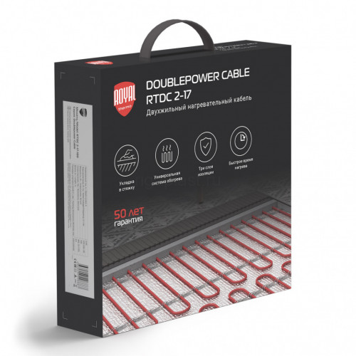 Кабель нагревательный Royal Thermo Doublepower Cable RTDC 2-17-500