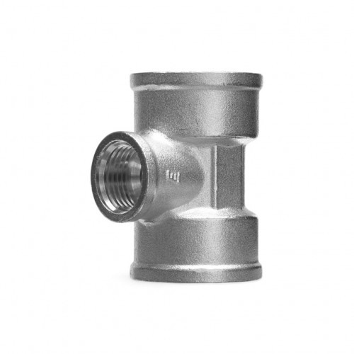 Тройник переходной ВВВ 3/4"х1/2"х3/4" с покрытием TIN CN ELSEN EBF.03.341234T