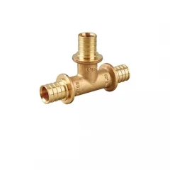 Тройник аксиальный латунный 25x16x16 Ver-pro VRP251616T