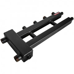 Коллектор ROMMER (дублер рядный) с гидроразделителем на 2+1 контура до 60 кВт в теплоизоляции, RDG-1060-014023