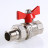 Кран шаровой VALTEC BASE с полусгоном 3/4" VT.227.N.05