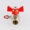 Кран шаровой VALTEC 1/2" × 3/8" ВР/НР, для манометра (VT.806.N.0403)
