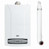 Котел газовый настенный BAXI LUNA-3 Comfort 1.240 Fi одноконтурный, CSE45524358- + Комплект дымохода "антилёд"