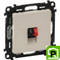 Розетка Legrand Valena Life акустическая 753072+755361 Слоновая кость
